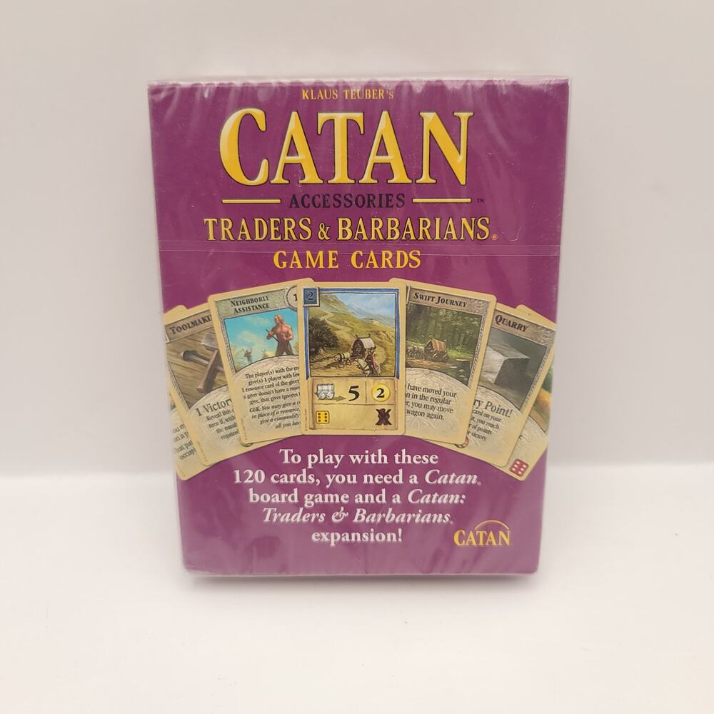 Catan AccessoriesTraders & Barbarians Game Cards Sealed New Card Game